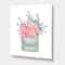 Designart - Gift Box With Pink Roses - Farmhouse Canvas Wall Art Print